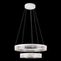 LUSTRĂ LED 60/120 cm  - alb/străveziu, Basics, plastic/metal (60/120cm) - Globo