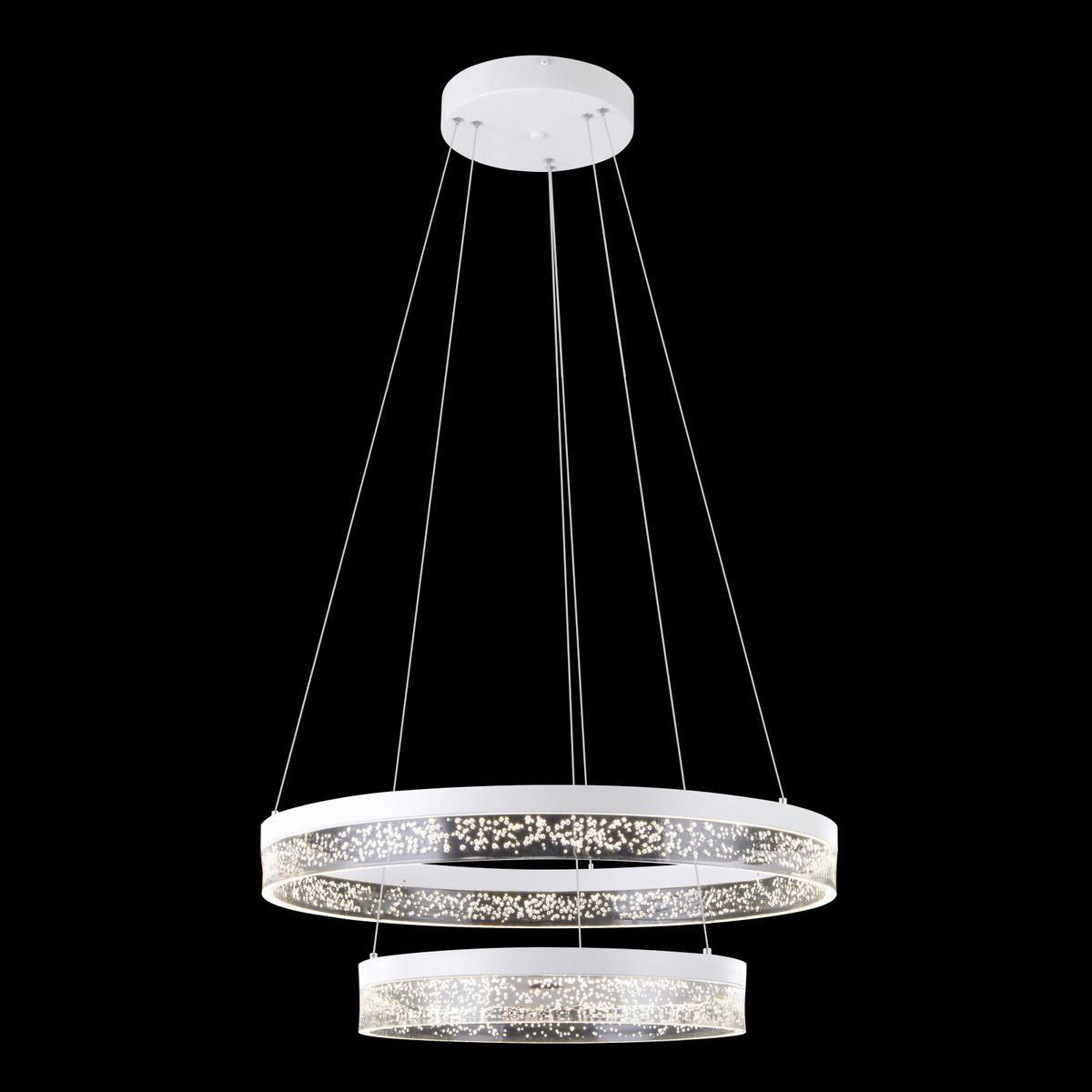 LUSTRĂ LED 60/120 cm  - alb/străveziu, Basics, plastic/metal (60/120cm) - Globo