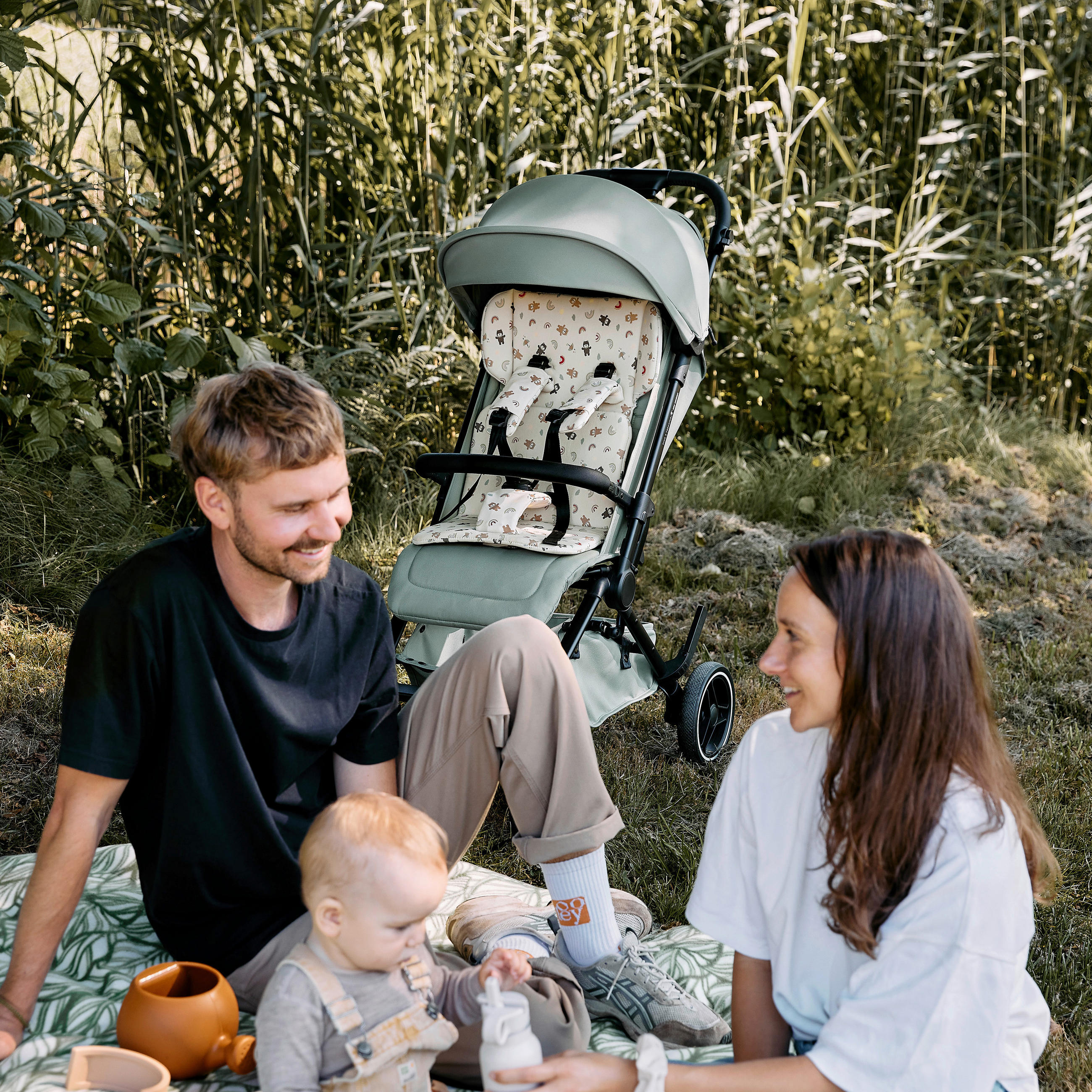 BUGGY Ping 3 Trekking  - Pastellgrün/Schwarz, Basics, Textil/Metall (50,5/108/81cm) - ABC Design
