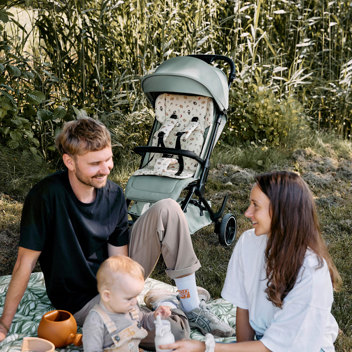 BUGGY Ping 3 Trekking  - Pastellgrün/Schwarz, Basics, Textil/Metall (50,5/108/81cm) - ABC Design