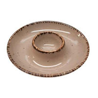 KALÍŠEK NA VEJCE porcelán keramika  - šedohnědá, Lifestyle, keramika (12/2cm) - Landscape