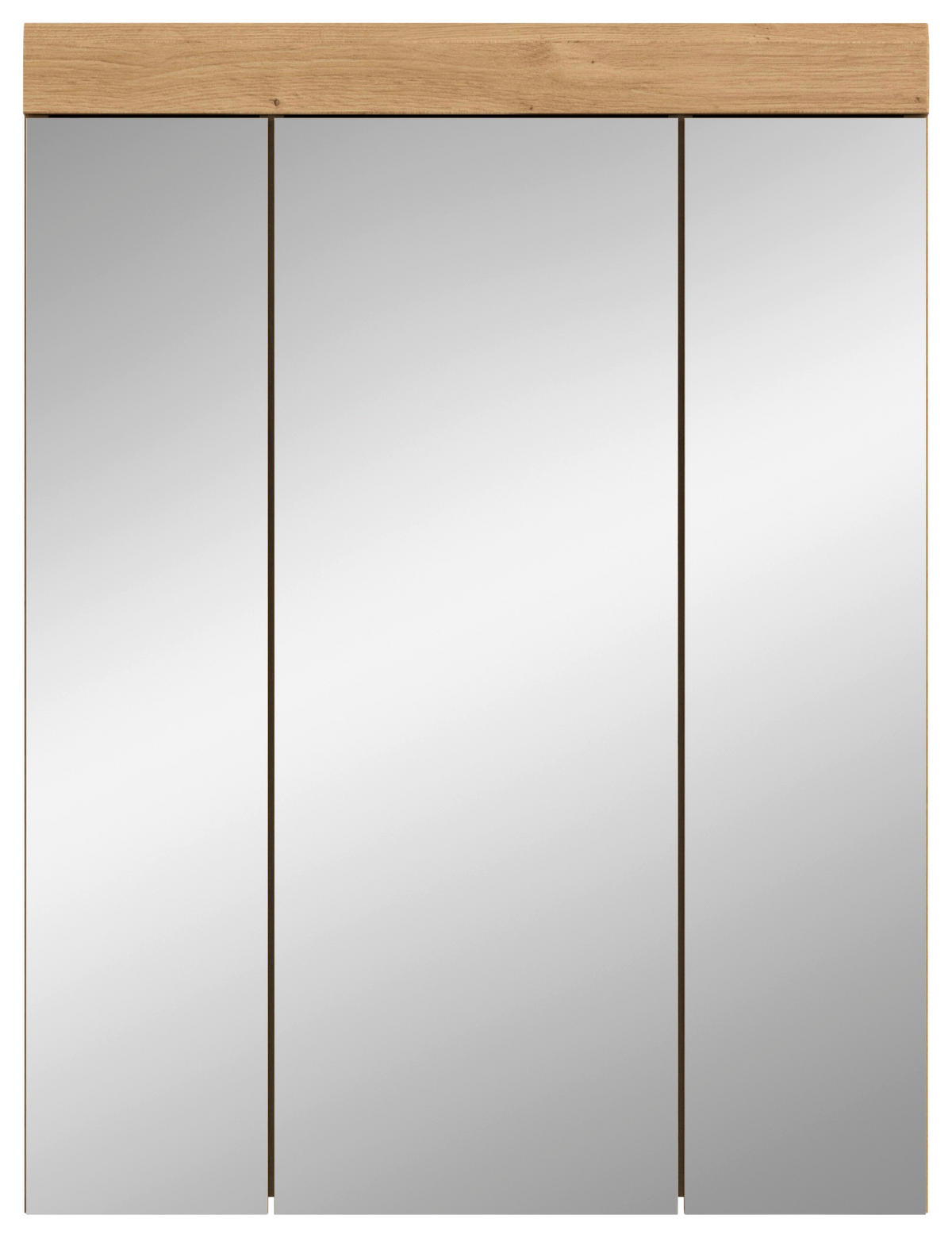 SPIEGELSCHRANK 60/79/18 cm  - Eiche Artisan, MODERN, Glas/Holzwerkstoff (60/79/18cm) - MID.YOU