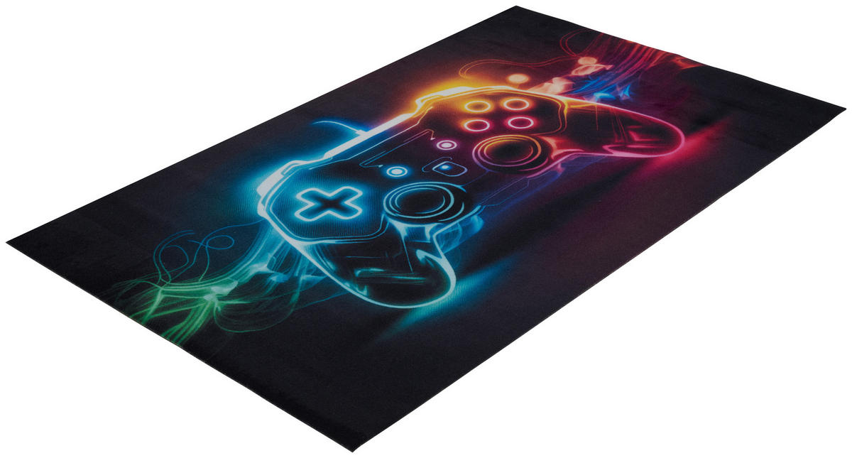 FLATVÄVD MATTA 90/145 cm Velvet Game controller  - multicolor, Trend, textil/plast (90/145cm) - Esposa