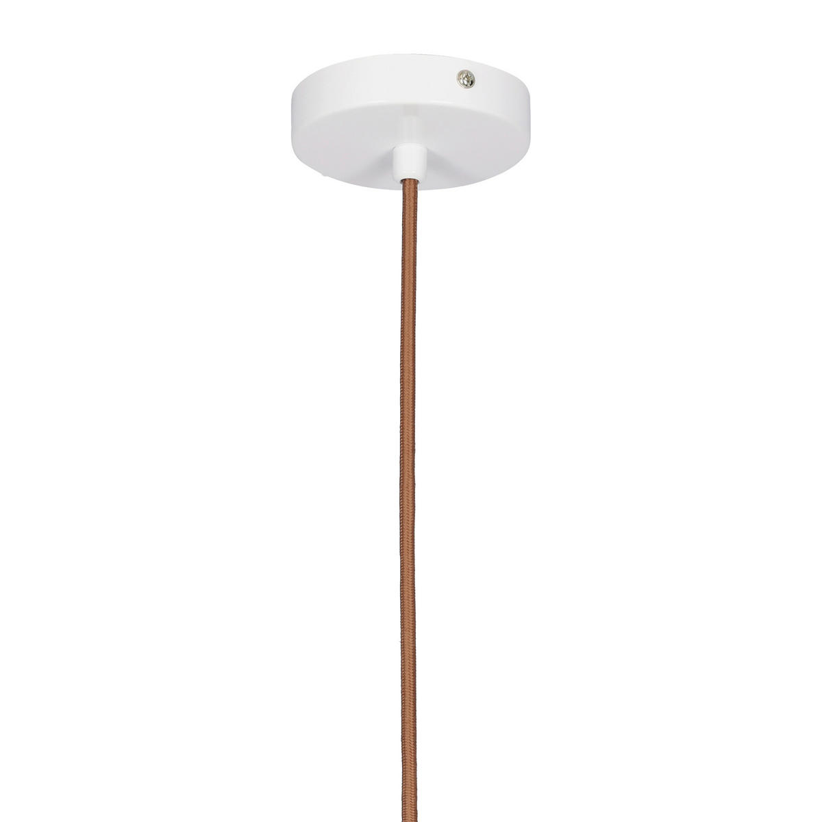 PENDELLAMPA Bene  - vit, Design, metall (25/25cm)