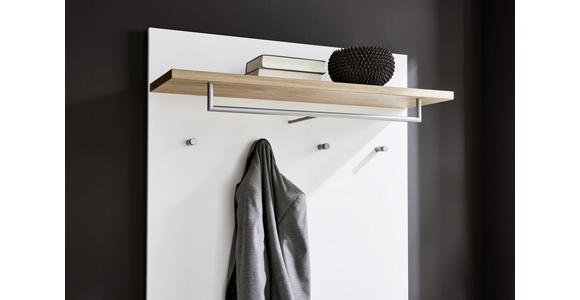 GARDEROBE 290/200/32 cm  - Eichefarben/Weiß, Design, Holz/Holzwerkstoff (290/200/32cm) - Dieter Knoll