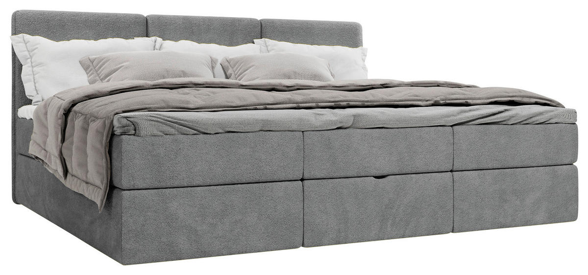 FAMILIENBETT - Dunkelgrau/Schwarz, MODERN, Holz/Holzwerkstoff (270/200cm) - MID.YOU