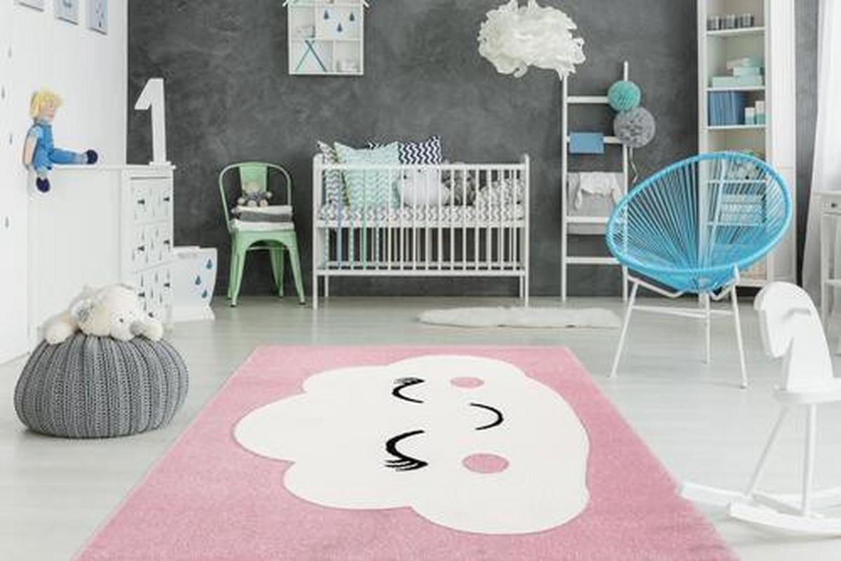 KINDERTEPPICH 80/150 cm Walgett  - Rosa, Trend, Kunststoff/Textil (80/150cm) - Kayoom