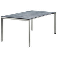 GARTENTISCHPLATTE Kunststoff Grau  - Grau, Design, Kunststoff (180/100/1,2cm) - Sieger