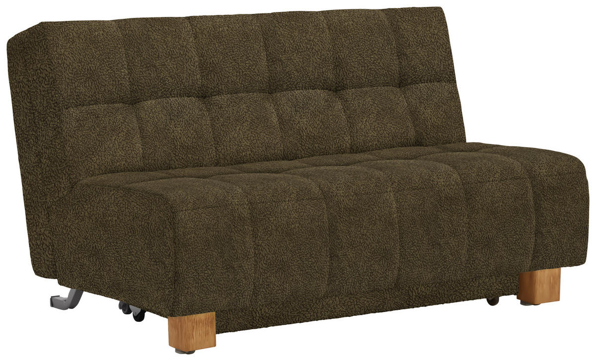 SCHLAFSOFA in Textil Grün  - Naturfarben/Grün, Modern, Holz/Textil (145/92/102cm) - Novel