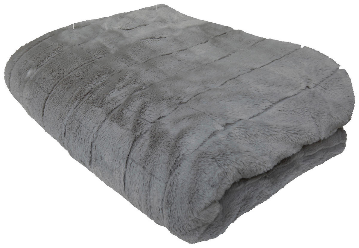 PĂTURĂ DIN BLANĂ 150/200 cm  - gri, Konventionell, textil (150/200cm) - Dieter Knoll