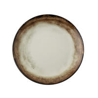 PLITVI KROŽNIK  shade earth  keramika        - rjava, Basics, keramika (32/32/2cm) - ARTHUR KRUPP