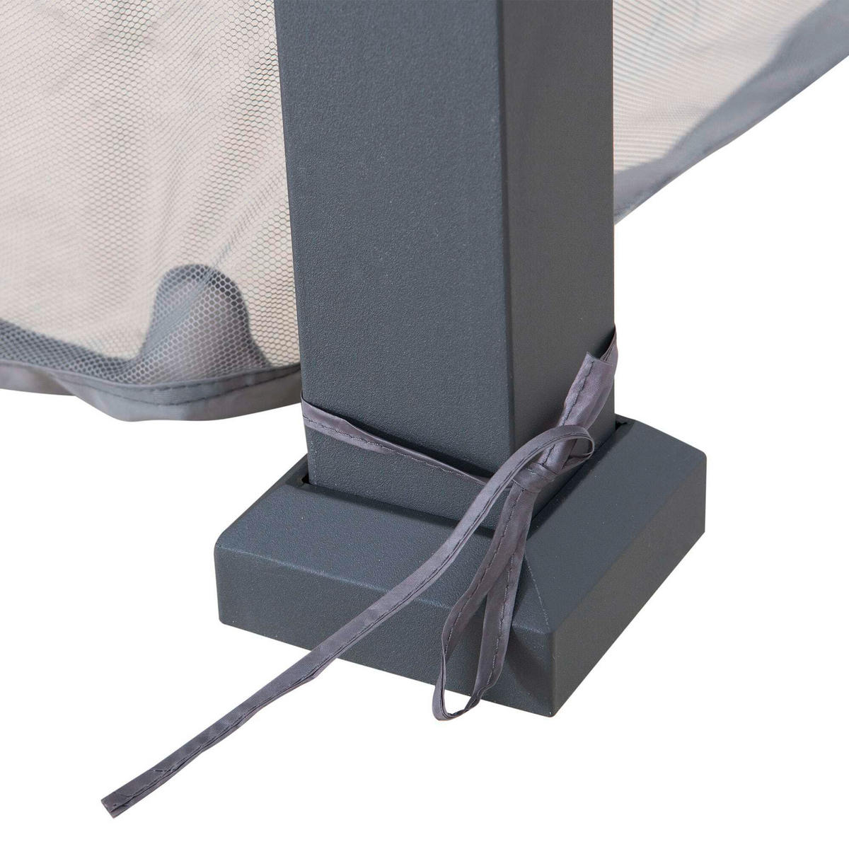PAVILLON-SEITENTEIL   - Grau, Basics, Textil (265/221cm) - Modante