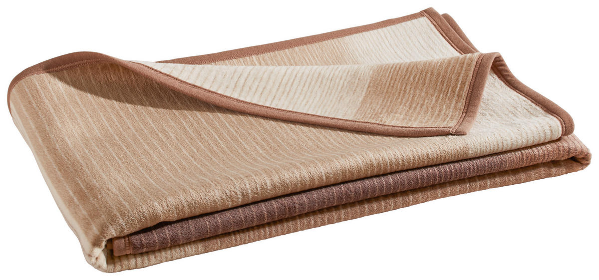 ODEJA  NARVIK  150/200 cm       rjava, naravne barve  - naravne barve/rjava, Basics, tekstil (150/200cm) - Novel