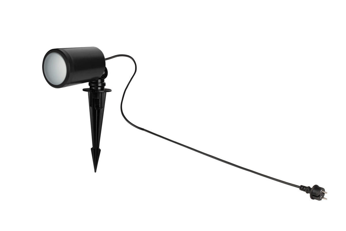 ZUNANJA LED-SVETILKA        6,6/11,6 cm       - črna, Basics, kovina/umetna masa (6,6/11,6cm) - Ambia Garden