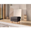 HOCKER in Textil Dunkelbraun  - Eichefarben/Dunkelbraun, KONVENTIONELL, Holz/Textil (58/48/58cm) - Sit & More