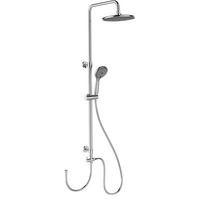 ÜBERKOPFBRAUSESET  - Chromfarben, Basics, Metall (22,5/75-120/27cm) - Wenko