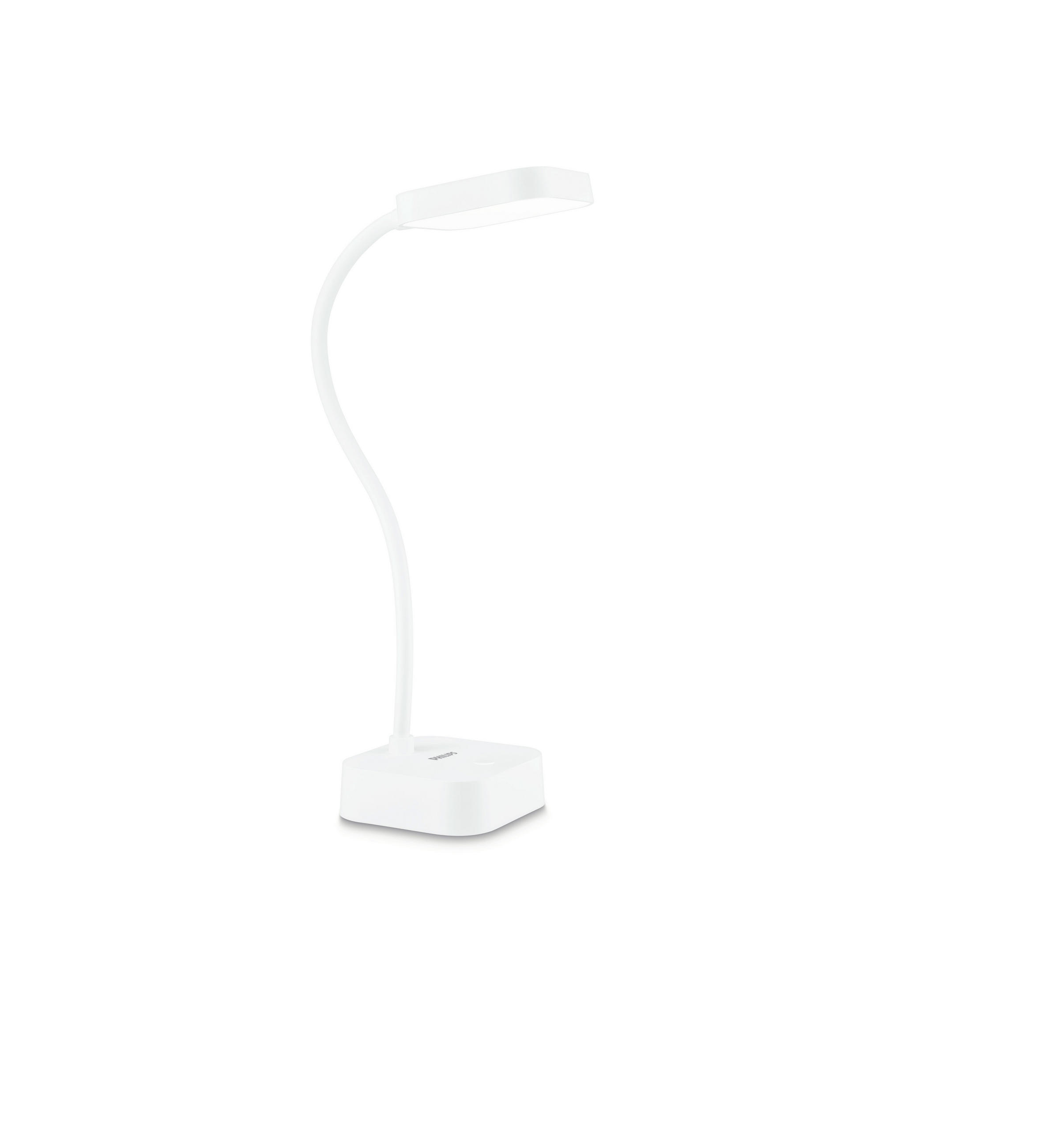 SCHREIBTISCHLEUCHTE 8.5/17.6/28.4 cm   - Weiß, Design, Metall (8.5/17.6/28.4cm) - Philips