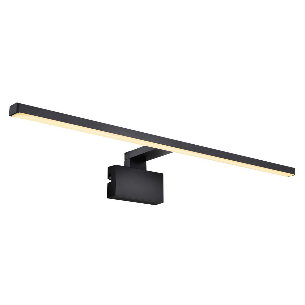 BADEZIMMER-WANDLEUCHTE 14,2/80 cm   - Schwarz, KONVENTIONELL, Metall (14,2/80cm) - Nordlux
