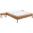 BETT 140/200 cm,  in Wildeiche  - Wildeiche, KONVENTIONELL, Holz (140/200cm) - Linea Natura
