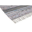 FLECKERLTEPPICH 60/120 cm Stella Grau, Weiß  - Weiß/Grau, KONVENTIONELL, Textil (60/120cm) - Novel