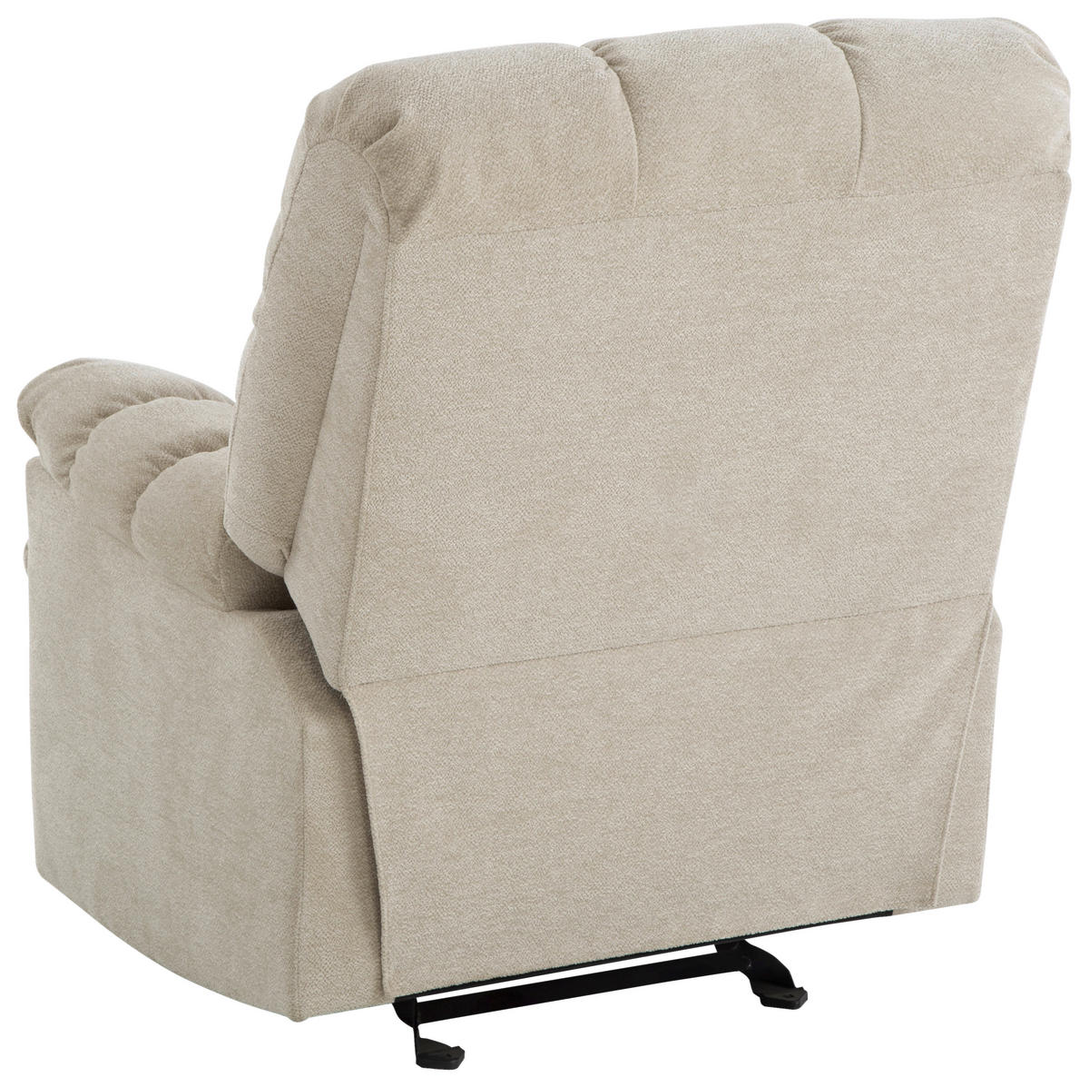 RELAXSESSEL CALIX Mikrofaser    - Beige/Schwarz, Design, Textil/Metall (91/105/102-172cm) - P & B
