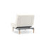 SESSEL Flachgewebe Weiß - Silberfarben/Weiß, Design, Holz/Textil (90/79/115cm) - Innovation