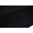 ECKSOFA in Chenille Anthrazit  280/205 cm  - Anthrazit/Schwarz, Design, Textil/Metall (280/205cm) - Xora