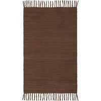 RUČNĚ TKANÝ KOBEREC, 70/120 cm, hnědá - hnědá, Basics, textil (70/120cm) - Boxxx