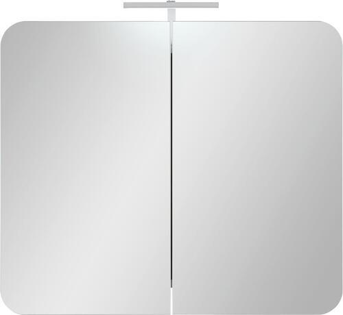 ORMARIĆ SA OGLEDALOM   - bela, Moderno, pločasti materijal (80/69/16cm) - Xora