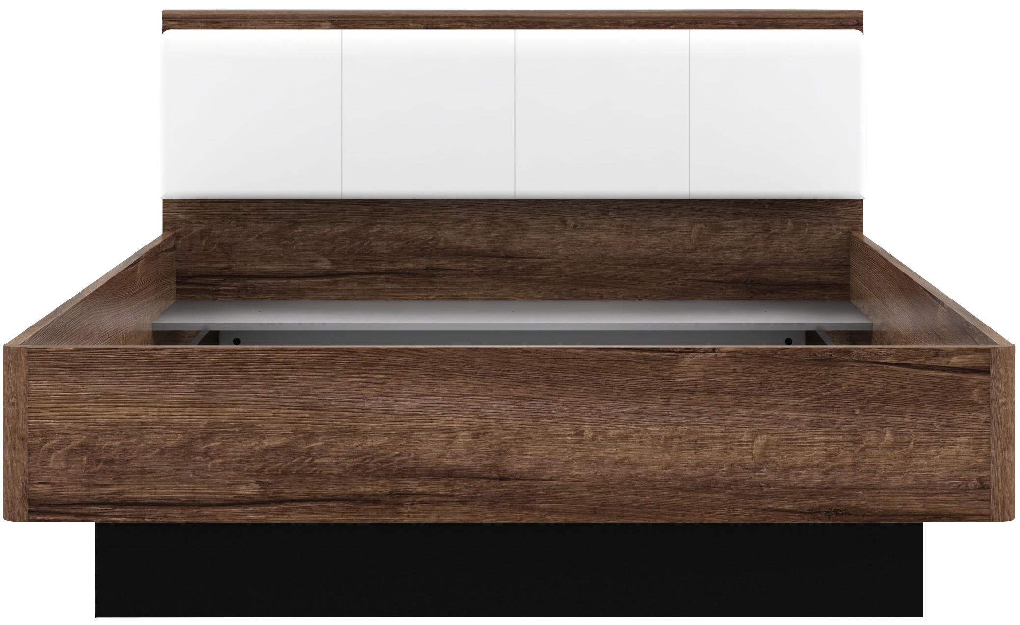 PAT 120/200 cm in negru alb culoare lemn stejar