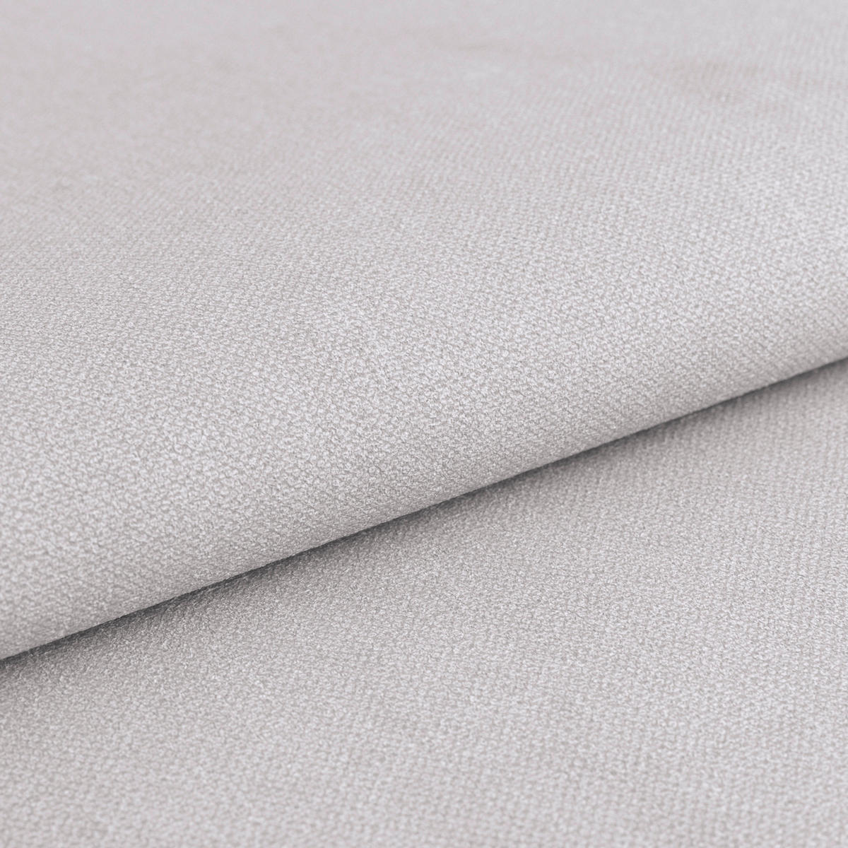 ECKSOFA TURIN Hellgrau Mikrofaser, Struktur Rückenkissen, Bettkasten  - Hellgrau/Schwarz, Trend, Textil/Metall (239/160cm) - MID.YOU