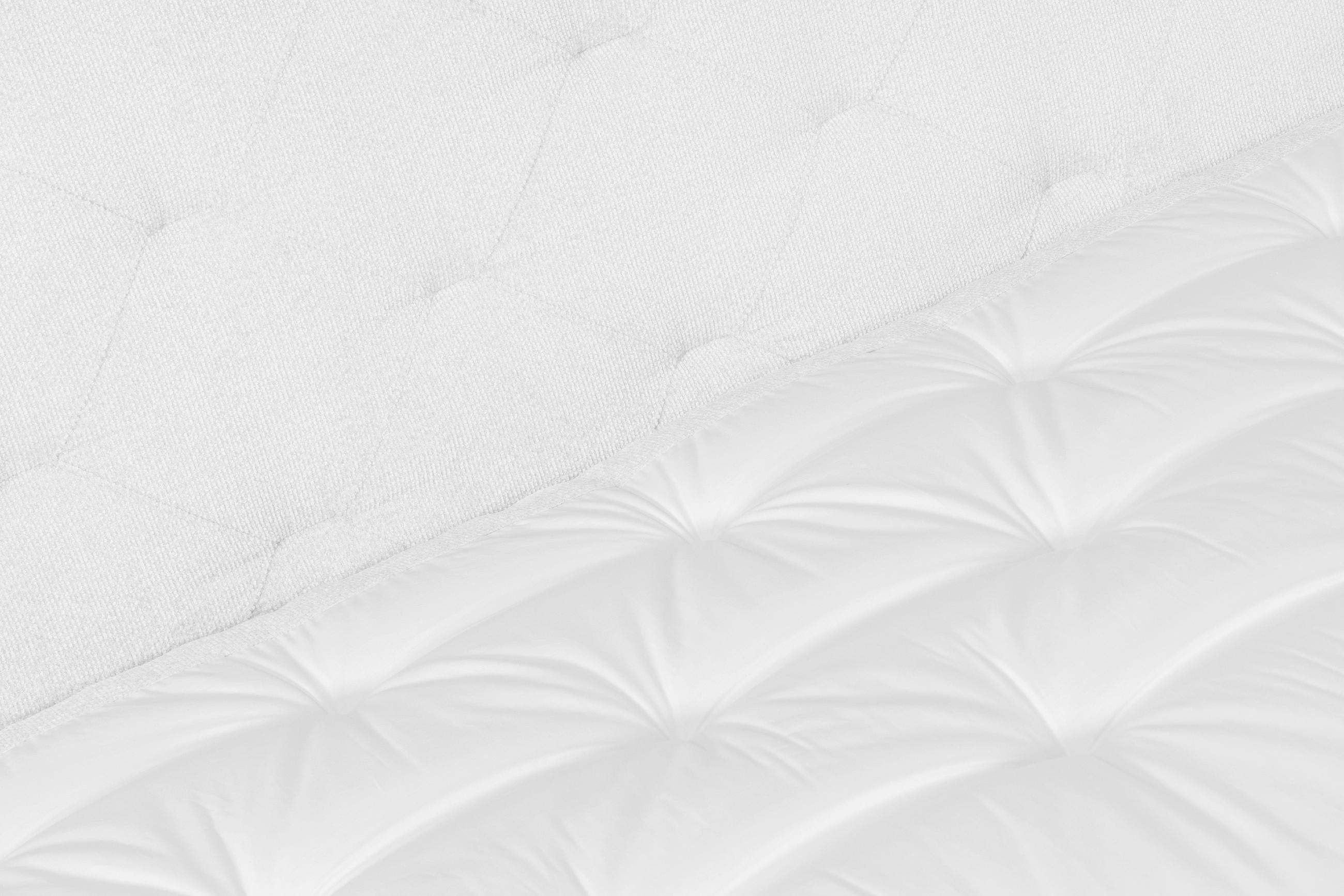 BOXSPRINGBETT 160/200 cm  in Weiss  - Weiss/Eichefarben, Konventionell, Holz/Textil (160/200cm) - Welnova