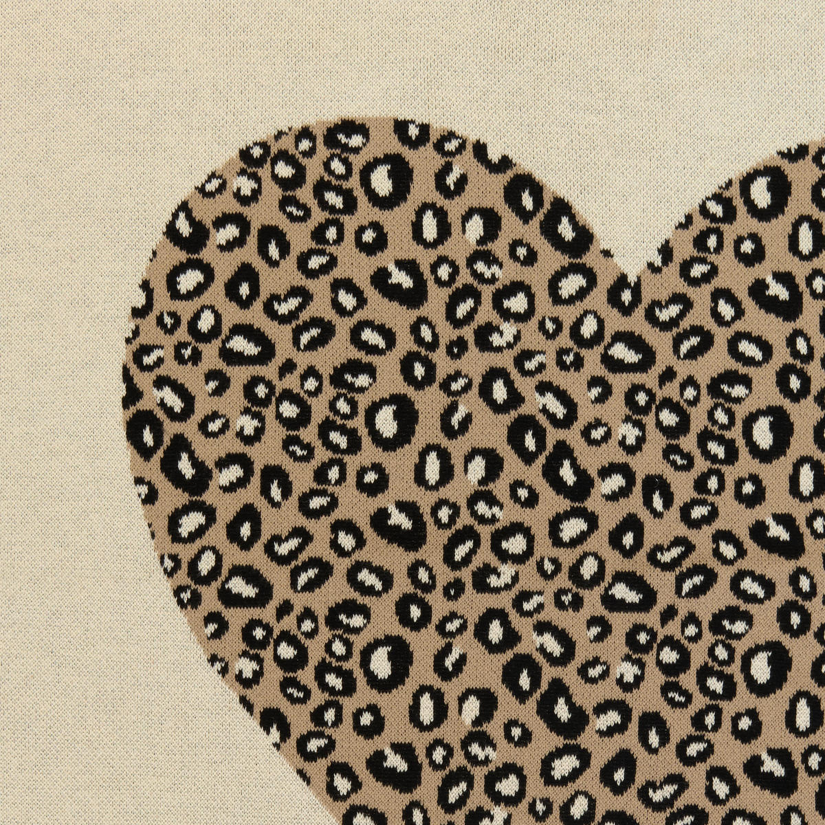 PUHA TAKARÓ 80/100 cm  - natúr színű/fekete, Trend, textil (80/100cm) - Patinio