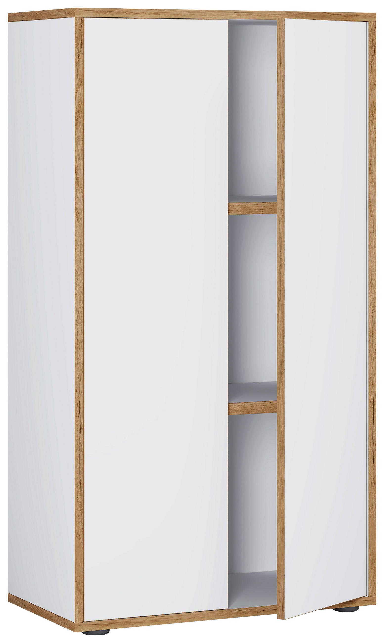 AKTENSCHRANK 60/110/33 cm  - Honigeiche/Weiss, Design, Holzwerkstoff (60/110/33cm) - MID.YOU