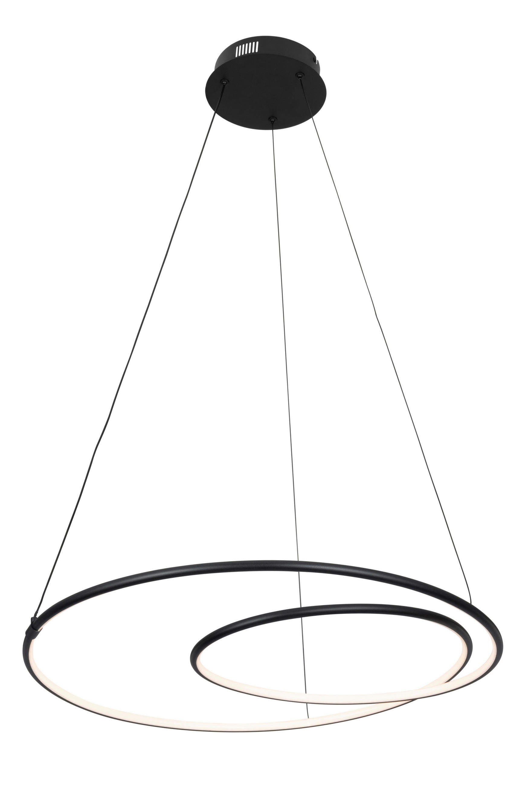 Novel Led-Hängeleuchte Birmingham Schwarz 150 cm