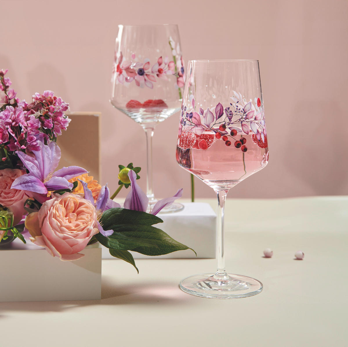 SPRITZERGLAS 544 ml 2-teilig  - Pink/Lila, Lifestyle, Glas (544ml) - Ritzenhoff