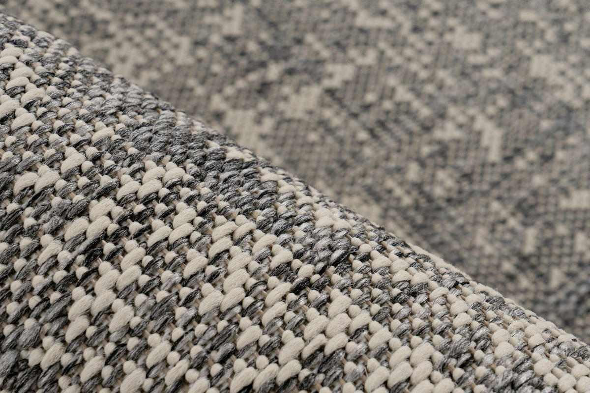 FLACHWEBETEPPICH 160/230 cm Silberfarben rechteckig  - Silberfarben, Basics, Textil (160/230cm) - Kayoom