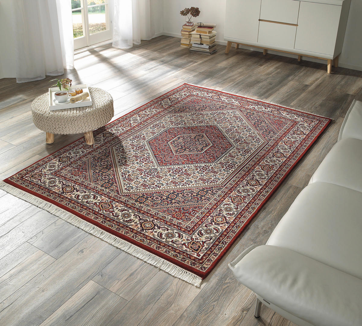 ORIENTÁLNY KOBEREC, 60/90 cm, hnedá, krémová - hnedá/krémová, Lifestyle, textil (60/90cm) - Cazaris