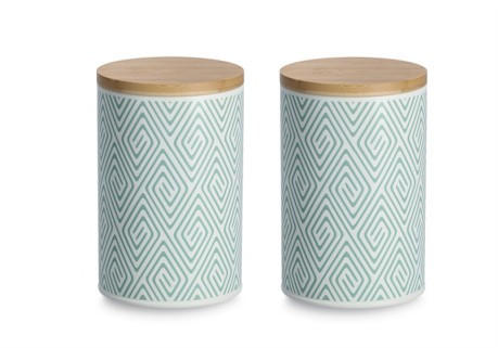 VORRATSDOSE 1 L  - Mintgrün, Basics (10,5/10,5/16,5cm) - Zeller Present