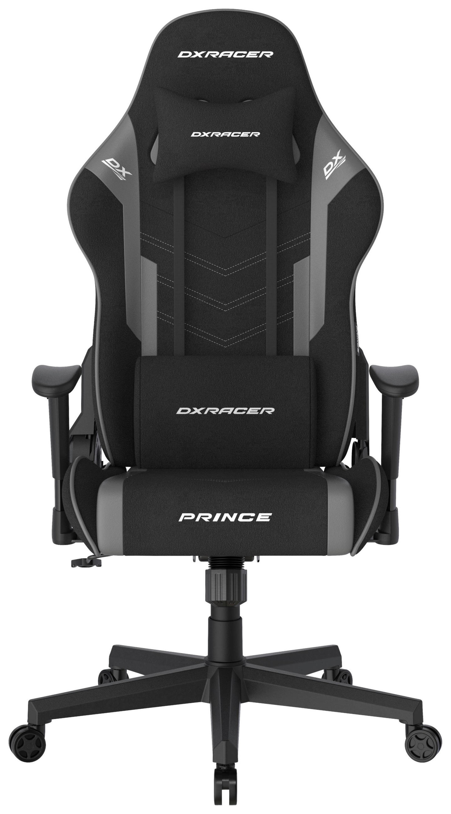 GAMINGSTUHL  in Mikrofaser Grau, Schwarz  - Schwarz/Grau, MODERN, Kunststoff/Textil (67/126/67cm) - Dxracer