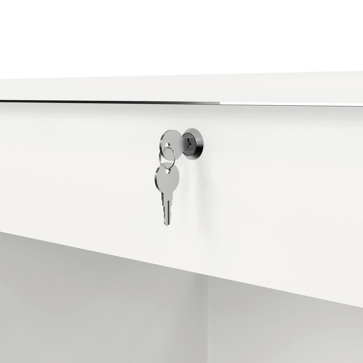 SCHREIBTISCH 109,3/48,5/75,6 cm  in Weiss  - Weiss, Modern, Holzwerkstoff (109,3/48,5/75,6cm) - MID.YOU
