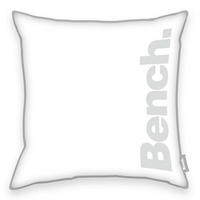KISSENHÜLLE 50/50 cm  - Weiß/Grau, KONVENTIONELL, Textil (50/50cm) - Bench