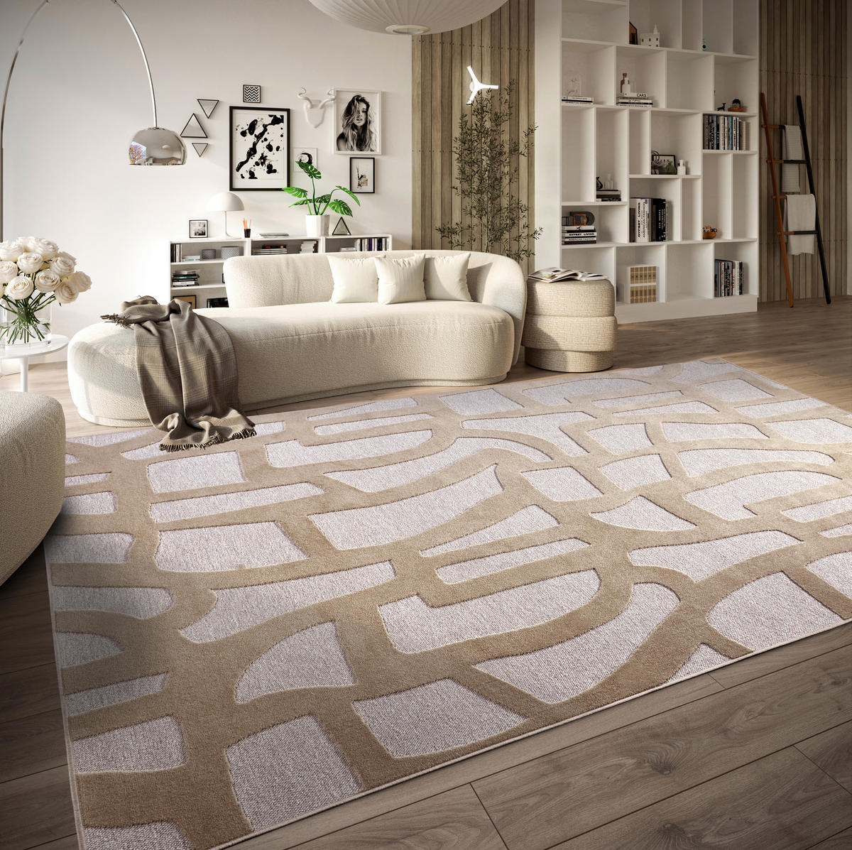 FLACHWEBETEPPICH 200/290 cm Kollektion 1879 Creme  - Creme, Design, Textil (200/290cm) - Villeroy & Boch