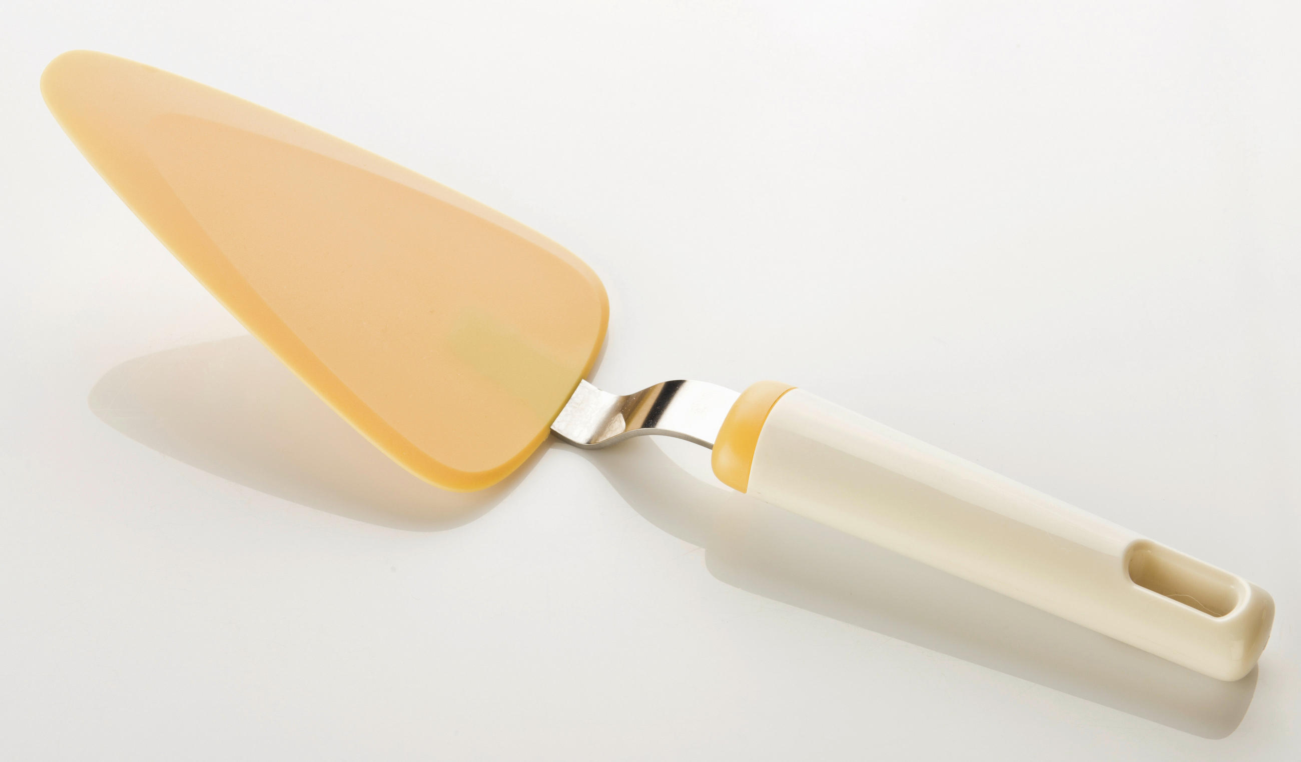 SERVÍROVACÍ LOPATKA - bílá/žlutá, Lifestyle, plast (7,5/4,5/32,2cm) - Tescoma