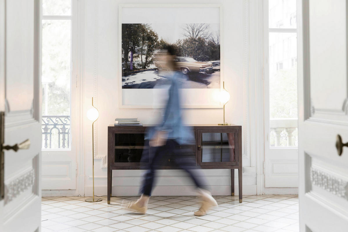 LED-STEHLEUCHTE 20/118 cm    - Champagner/Goldfarben, LIFESTYLE, Metall (20/118cm)