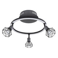 STRAHLER Jutta 46/38,5/20 cm   - Graphitfarben/Schwarz, Basics, Metall (46/38,5/20cm) - Globo