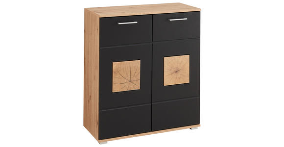 SCHUHSCHRANK 84/95/38 cm  - Chromfarben/Silberfarben, Basics, Holzwerkstoff/Metall (84/95/38cm) - Xora
