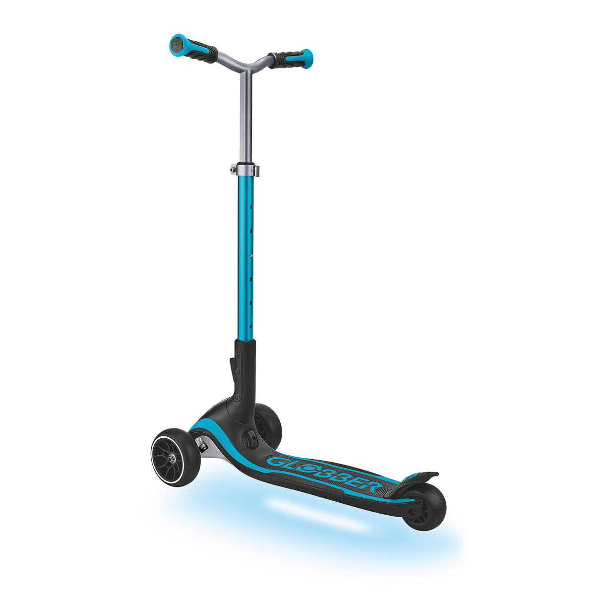 KINDERSCOOTER ULTIMUM LIGHTS  - Blau, Basics, Kunststoff/Metall (63/39.5/101cm) - GLOBBER