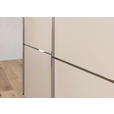 SCHWEBETÜRENSCHRANK 271/223/68 cm 3-türig Champagner  - Chromfarben/Champagner, KONVENTIONELL, Glas/Holzwerkstoff (271/223/68cm) - Novel