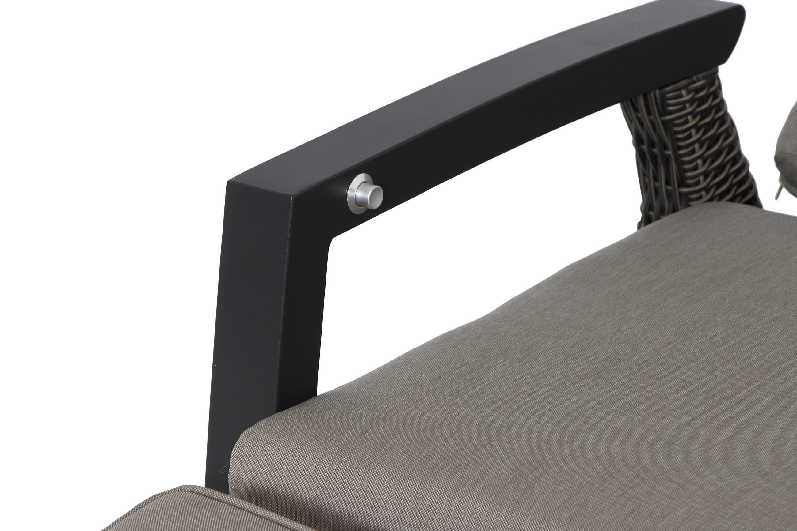 LOUNGEGARNITUR 4-teilig   72/103/83 cm Aluminium  - Grau, Basics, Kunststoff/Textil (72/103/83cm) - Siena Garden